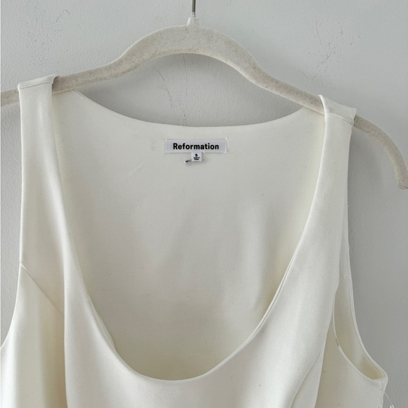 REFORMATION Mikol White Dress S - Picture 7 of 7